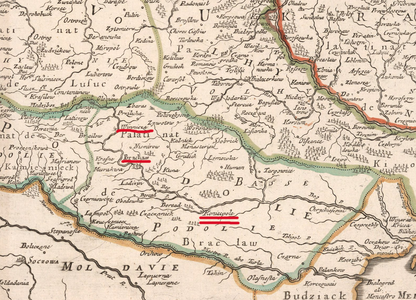 1703-Poland-Ukraine-Guillaume-Sanson-Paris-Konezpole